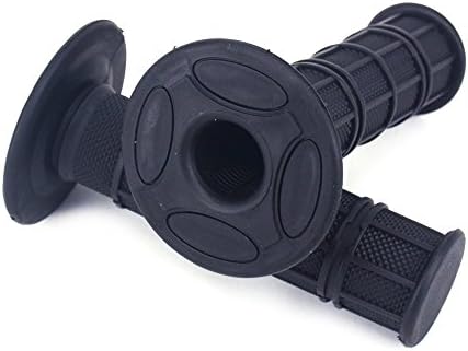 Motorcycle Gel Rubber handlebar grips Handle Grips For KTM Honda Yamaha Kawasaki Suzuki Drit Bike (Black)