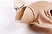 Women's Zip Front Sports Bra Wireless Post-Surgery Bra Active Yoga Sports Bras (X-Large, Flesh)