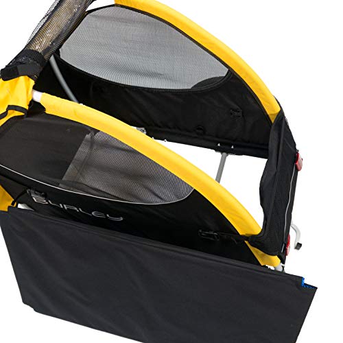 Burley Design Tail Wagon Bike Trailer, Yellow/Black