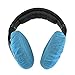 Geekria 100 Pairs Disposable Headphones Ear Cover for Bose QC45, Sony MDR-7506, WH-1000XM6, Beats Studio PRO, Soundcore Anker Life 20, Hygienic Ear Cushion Protector (M/Blue)