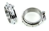 S34 Stainless Steel Rosary Spinner Ring Crucifix