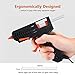 Hot Glue Gun atolla 35W Mini Hot Melt Glue Gun Kit with 10 pcs Glue Sticks, High Temperature and Quick Heating for DIY - Crafts - Arts & Home Quick Repairs