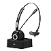 Trucker Bluetooth Headset RAOPINGX Wireless Headset with Microphone Over The Head Headphones with Noise Cancelling Sound On Ear Car Earphones Office Earpiece for Cellphone Call Center Bluetooth V5.0
