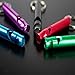 SPHTOEO 5PCS Aluminum Emergency Whistle Survival Whistle with Keychain Key Ring (5 Colors)