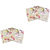 Anniversary House Tiflair Tovaglioli Lusso Gonk Gnomo – 20 Pezzi, 3 Strati, 33 Cm, Decorazione Primaverile