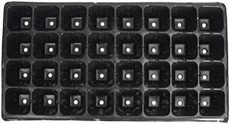 Seedling Starter Trays - 3 Pack 32 Cell Seed Starter Tray, Seed Planting Insert Plug Tray for Planting Seedlings, Propagation, Germina, Sold by Kayueti (32 Cell)
