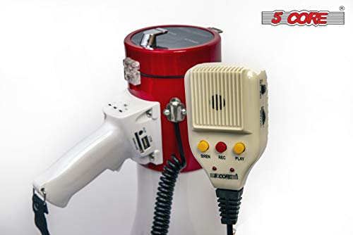 image for 5 Core Megaphones Speaker PA Bullhorn with Siren/Loudhailer - Ideal fo