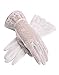 Urban CoCo Vintage Spring and Summer Women's Lace Cotton Short Gloves (Model 3-White)