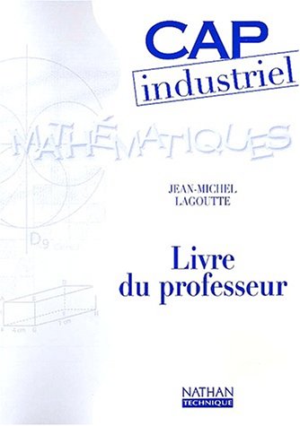 Mathématiques, CAP industriel