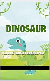 Livro ColoriDino: Aventura Jurássica para Colorir
