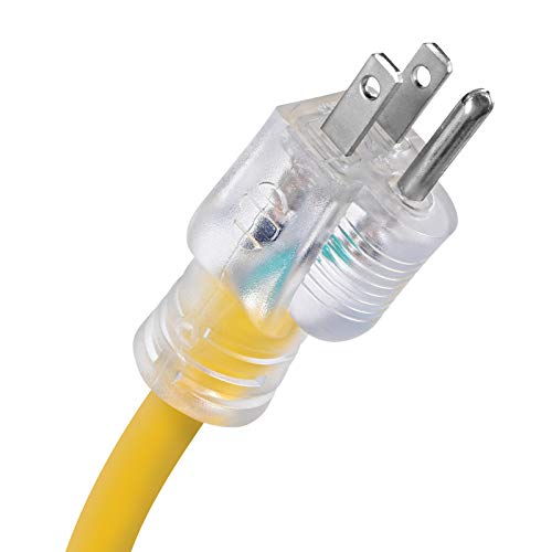 100 ft 10Gauge Grounded 15Amp Outdoor Extension Cord 100 ft