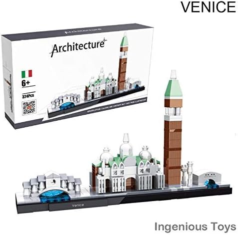 Ingenious Toys® Venice world architecture / 324pcs compatible building blocks #F361
