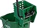 CFS 3690409 Commercial Mop Bucket With Side Press Wringer, 35 Quart Capacity, Green