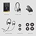 TOPyoth Bluetooth Headphones Wireless Earbuds Sport in-Ear IPX7 Sweatproof Earphones with Mic Super Sound Quality Bluetooth 4.1 ，8 Hours Play Time, Noise Cancelling Headsets Secure Fit Design Red