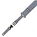 DiMarzio DD2200GY 2 Inch Cliplock Strap Air Force Gray w/Bonus RIS Pick (x1) 663334035119