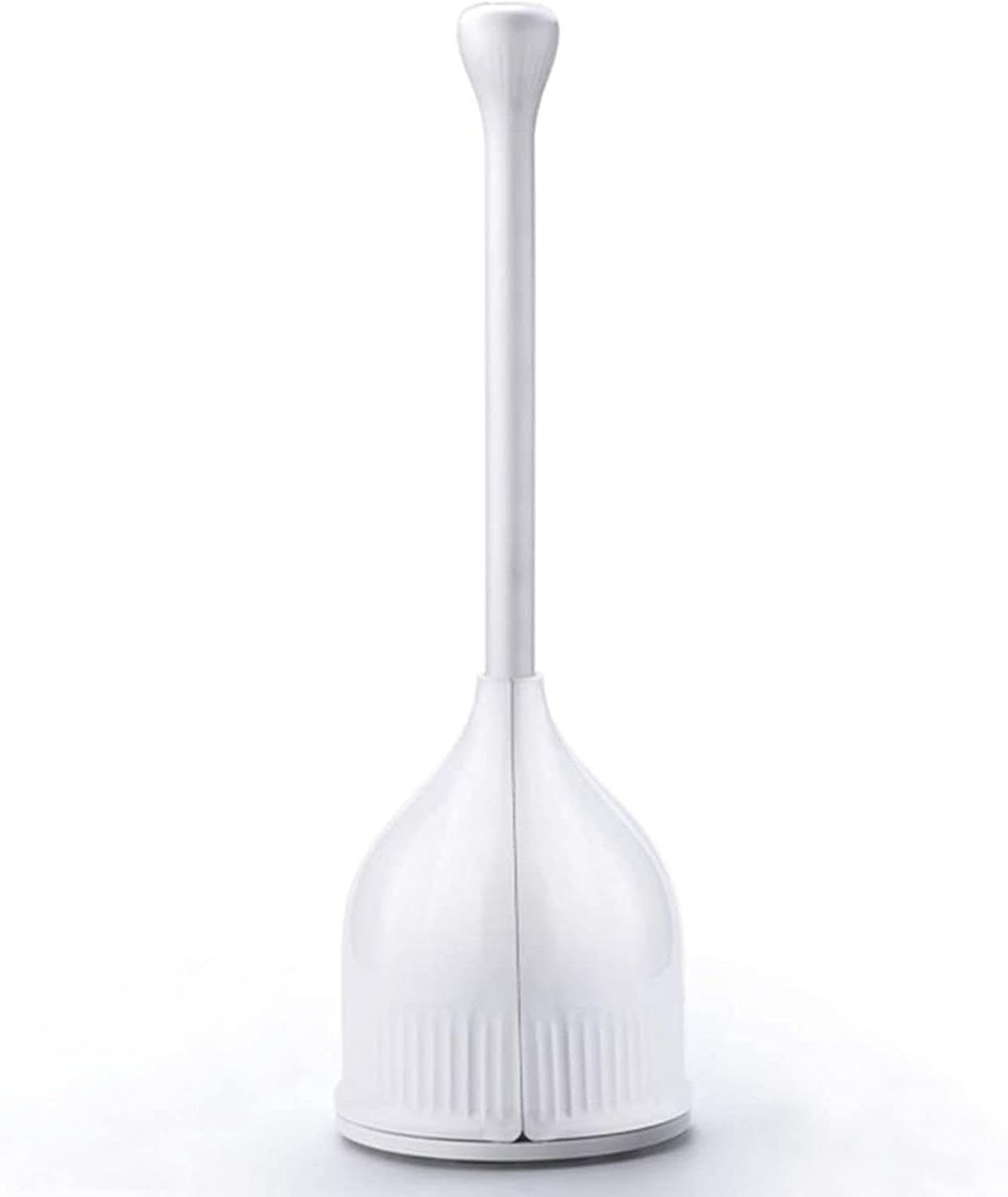 Toilet Plunger, Hideaway Toilet Plunger with Caddy , Plungers for Bathroom with Holder , Heavy Duty Toilet Plunger with Holder - White: Kitchen & Dining