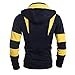 NEARTIME Men's Sweater, Winter Hoodie Man Hooded Sweatshirt Jacket Coat (L, Yellow)