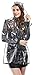 Bienvenu Women's Hooded EVA Raincoat Waterproof Transparent with Black Edge Short