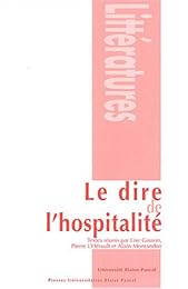 Le  dire de l'hospitalité