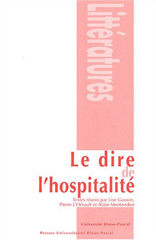 Le  dire de l'hospitalité