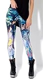 Sunnydate Women's New 2014 Fashion Seamless Printed Alice in Wonderland Leggings, YC-SW-8525, Free Size