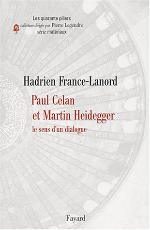 Paul Celan et Martin Heidegger