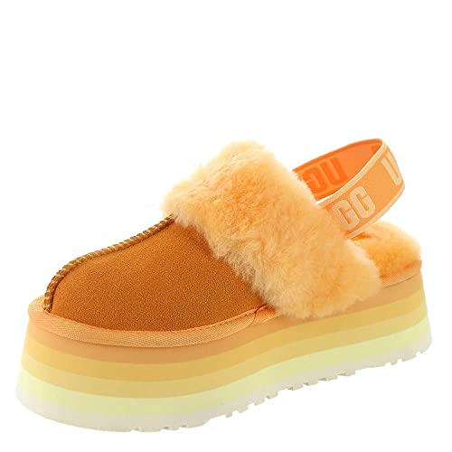 Funkette Slipper UGG Women's Funkette Slipper, Papaya Orange, 10