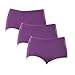 HOEREV Bamboo Fiber Women Underwear String Panty Pack of 3, pack of 3 Black, Large