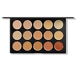 Morphe Pro 15 Color CONCEALER MAKEUP PALETTE 15CON - Professional full coverage concealer for covering blemishes or contouring (all skin tones)