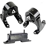 Compatible with 2006-2010 Hummer H3 / H3T 3.5L 3.7LFront Motor&Trans Mount Set 3 pcs : A5366, A5397, A2638 - K2580