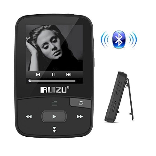 MP3 Player with Bluetooth 8 GB Wearable Clip Sport MP3 Music Player for