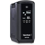 CyberPower CP850PFCLCD PFC Sinewave UPS System, 850VA/510W, 10 Outlets, AVR, Mini-Tower