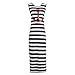 Norbi Parent-Child Striped Anchor Dress Outfits Sundress
