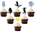 Where the Wild Things Are Inspired Cupcake Topper（Set of 24）Wild One Black 1st Birthday Party Decorations primary