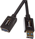 AmazonBasics USB 3.0 Extension Cable - A-Male to A-Female - 3.3 Feet (1 Meter)
