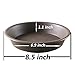 TRUEDAYS Flower Plant Container Pot Saucer Trays Pallet for Indoor Outdoor Flower Pot,10-Pack,8.5-Inches,Coffee