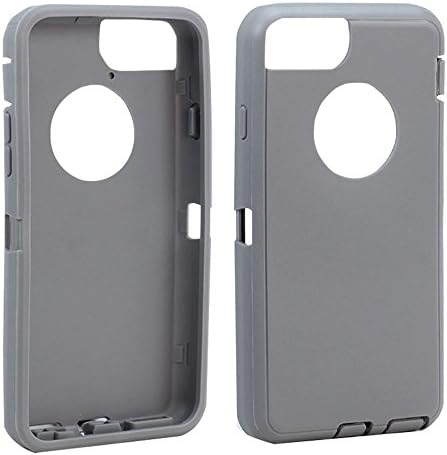 Apple iPhone 6 Plus 5.5 Replacement Generic Aftermarket TPE Silicone Skin for Otterbox Defender Series Case Cover For Apple iPhone 6 Plus 5.5 inch - Gray Outer Skin