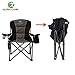 Camping World Portable Folding Collapsible Padded Oversized Camping Chairs with Steel Frame,Cup Holder Quad Lumbar Back – Heavy Duty Support 450 LBSthumb 4