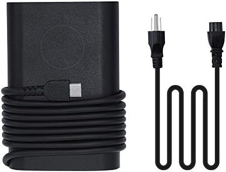 65W USB-C AC Adapter Power Supply Charger For Dell LA65NM170, 2YKOF, 02YK0F, Dell XPS 12 9250, Dell Latitude 12 7275 5280 7280, Dell Latitude 13 7370,Latitude 14 5480 7480 (65W)