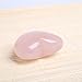 Yujianni Natural Rose Quartz Heart Pink Quartz Healing Gemstone Love Carved Polished Carved Palm Worry Stone Reiki Balancing
