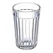 Russian Traditional Granyoniy Paneled Hot Tea Glass, 7 oz, for Metal Holder Podstakannik, Vintage, USSR, Soviet
