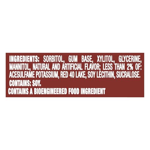 TRIDENT CINNAMON SUGAR-FREE CHEWING GUM, 3 PACKS OF 14 PIECES (42 TOTAL PIECES)