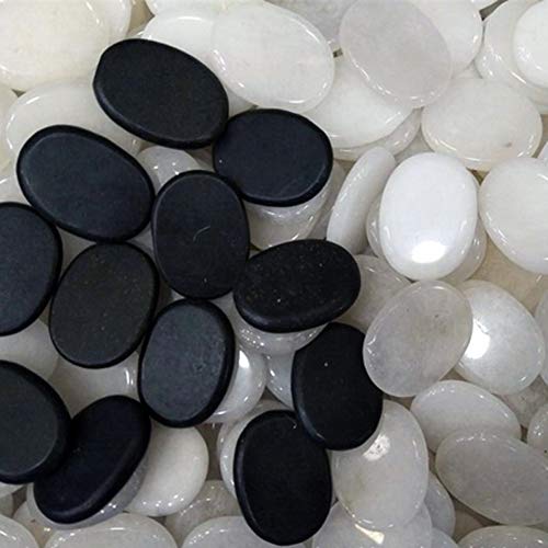 Autoark 8 PCS Black Large Basalt Hot Stone Set,Health and Fitness - Great for Spas,Massage Therapy,Relaxation,and More,AHK-055