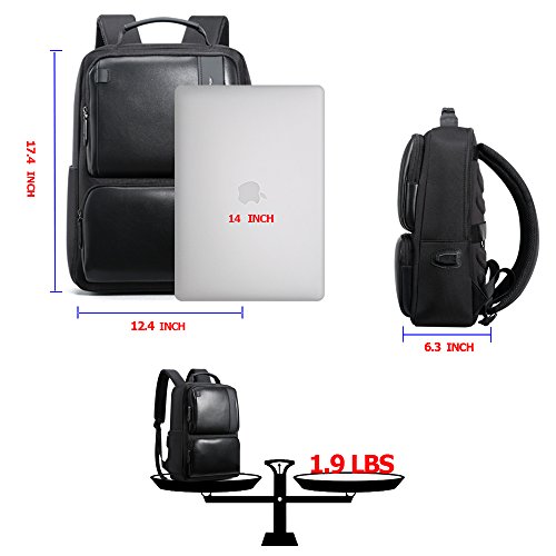 Bopai Business Backpack 14 inch Laptop Bag USB Charging Port and Anti-theft Computer Rucksack