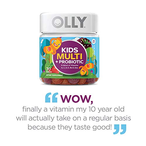 OLLY Kids Multi + Probiotic Gummies, 50-Day Supply, Yum Berry Punch - Image 9