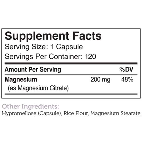 Zahler Magnesium Citrate, All Natural Supplement with Maximum