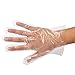 Juvale 500 Pack Cooking Gloves - Plastic Disposable Food Safe, Food Prep, Handling, Serving Gloves (Clear, One Size Fits Most)
