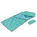 ZITA ELEMENT 3 PCS Sleeping Accessories with Sleep Bag, Pillow & Eye Mask for American 14.5 Inch Girl Doll and Other 14