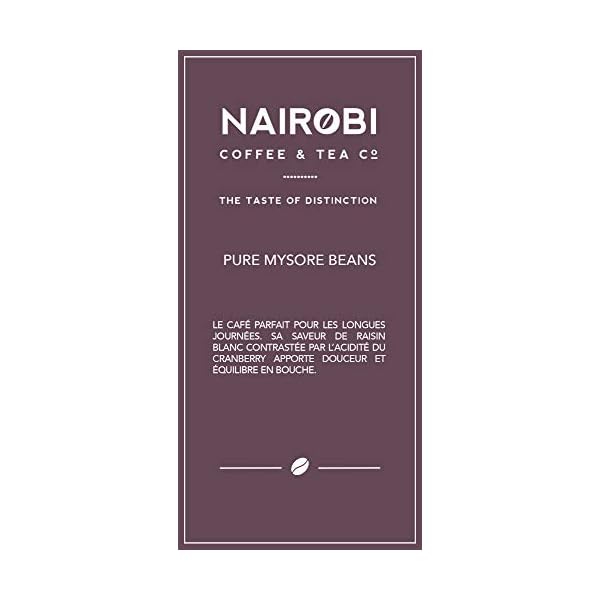 Nairobi - Hochwertige Mysore Kaffeebohnen - 1 kg Packung – Bild 3