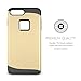 iPhone 7 Plus Case, Snugg Apple iPhone 7 Plus Dual Layer Slim Cover [Infinity Series] Protective Bumper Shell Skin – Gold